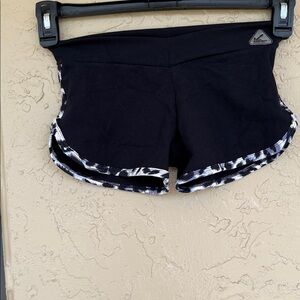 Vibe Black Shorts with Stylish Black and White Trim